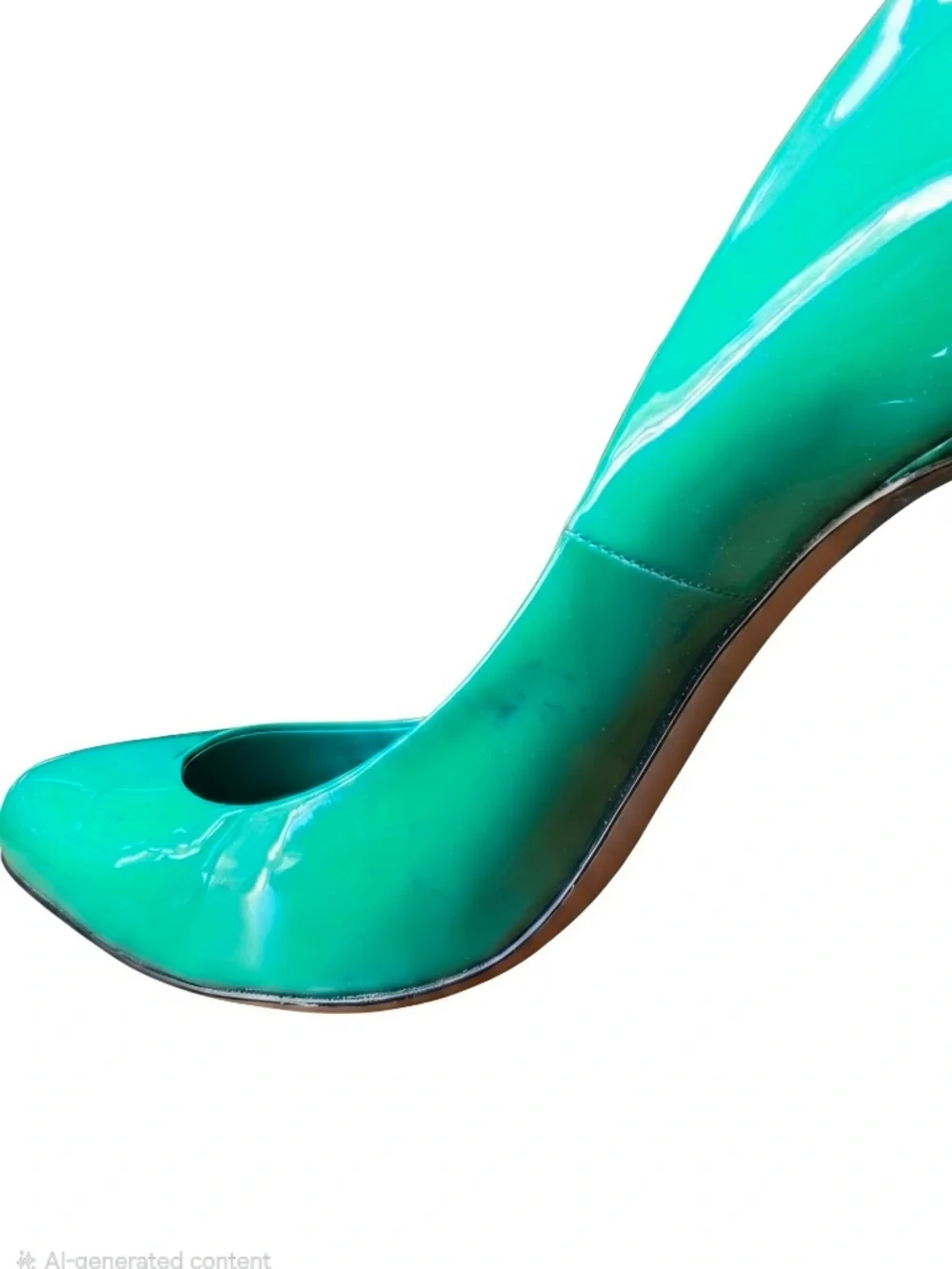 Gucci Patent Leather Pointed Toe Pumps in Emerald Green